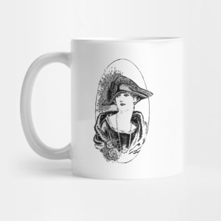 The Peacock Feather Hat Mug